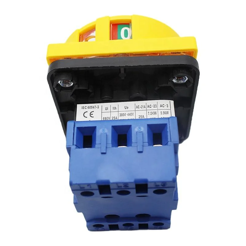 Isolator Disconnect Rotary Cam Switch High Voltage 25-100A